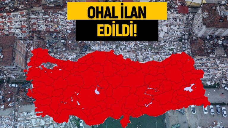 Cumhurbaşkanı OHAL ilan etti: 100 milyar TL kaynak, 53 bin personel, 10 gemi, 54 uçak ve dahası!