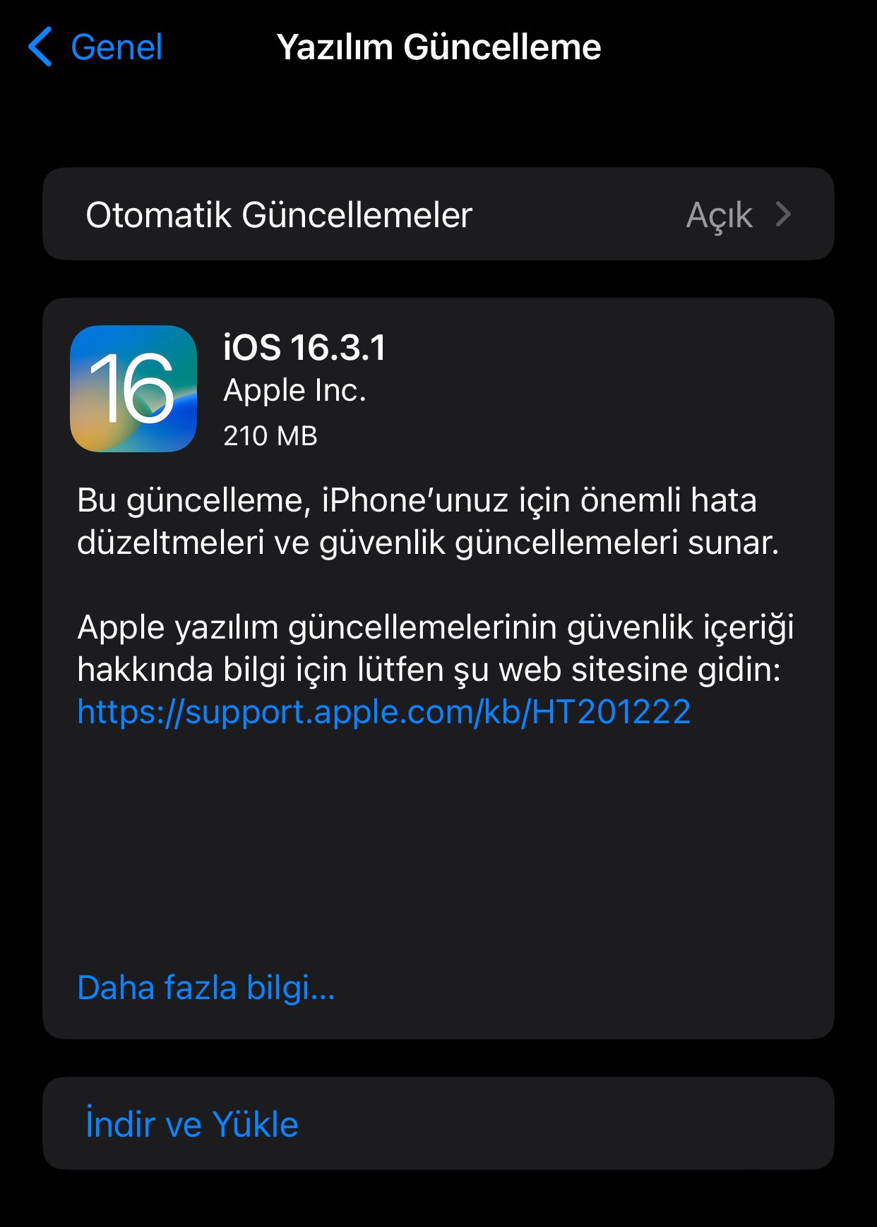 iOS 16.3.1 güncellemesi önemli iyileştirmeler ile karşımıza çıkıyor
