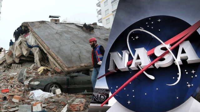 NASA, depremi uzaydan görüntüledi! İşte öncesi ve sonrası