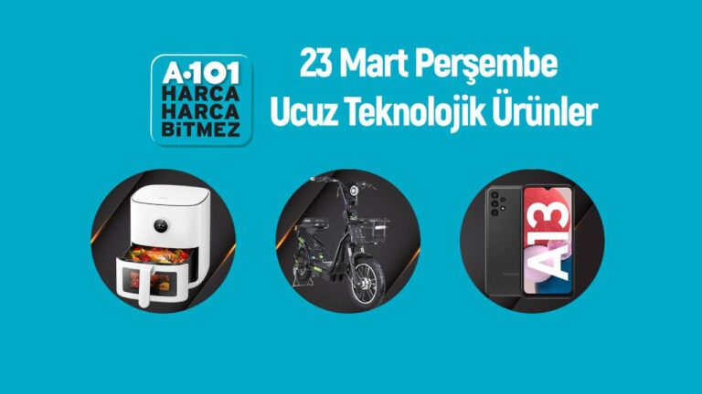 A101’e bugün gelen teknolojik ürünler: Liste kabarık!