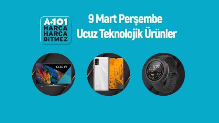 Bu Perşembe A101’e gelen teknolojik ürünler!