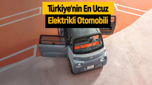 Türkiye’nin en ucuz elektrikli otomobili: Citroen Ami 2023 fiyat listesi!