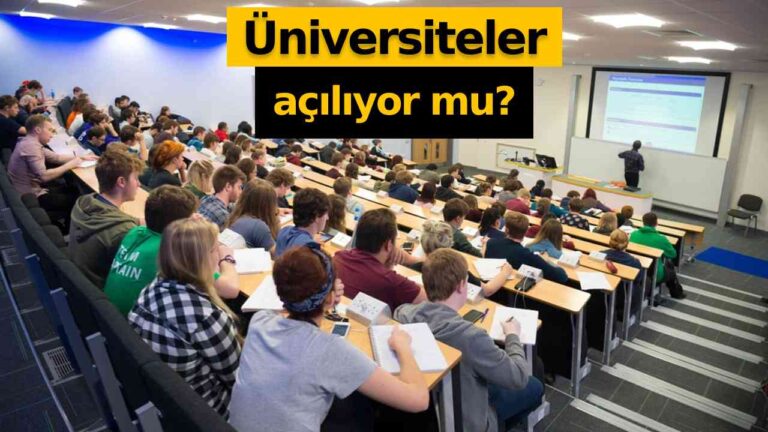 Cumhurbaşkanı açıkladı: Üniversiteler yüz yüze olacak mı?
