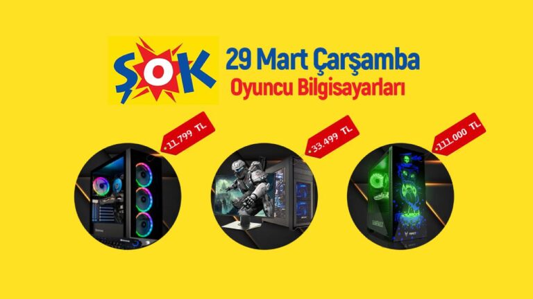 ŞOK’tan 111 bin TL’lik bilgisayar atağı!