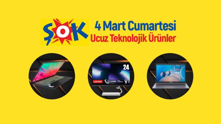 Bugün ŞOK’a gelen teknolojik ürünler!