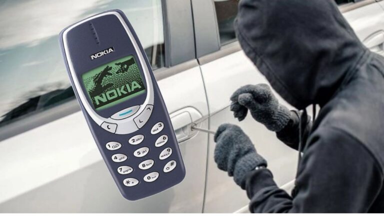 Nokia 3310 yeniden revaçta ama bu kez araba çalmak için!
