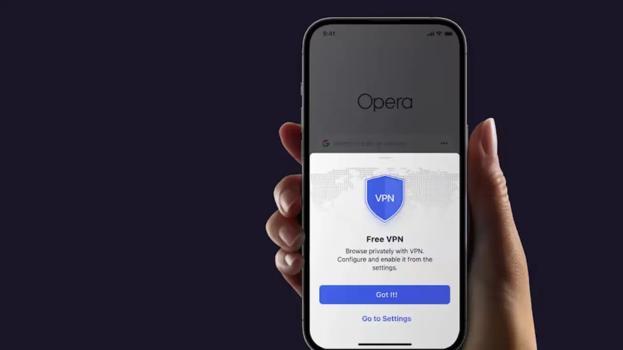 Opera, iOS'ta ücretsiz VPN hizmeti sundu!