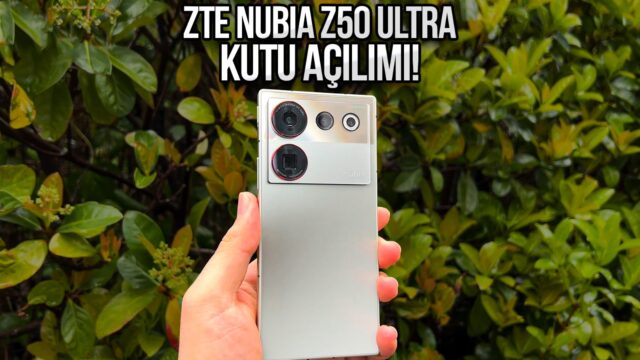 ZTE nubia Z50 Ultra kutu açılımı!
