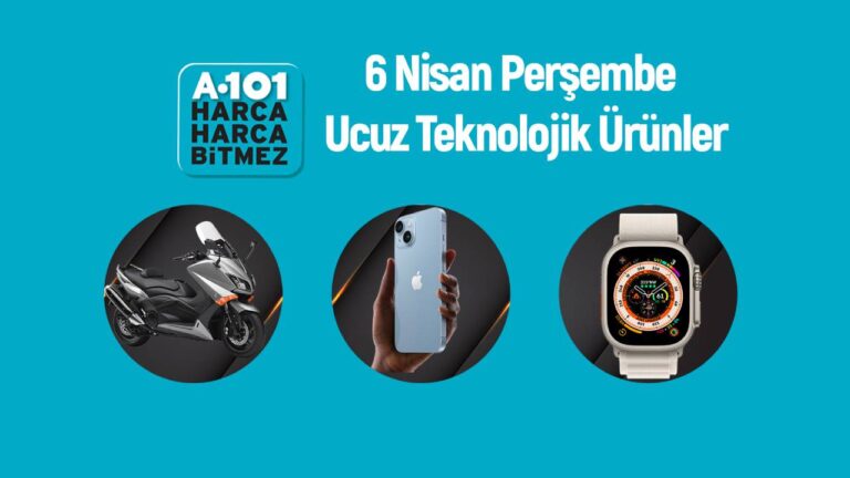 A101’de iPhone 13, Apple Watch Ultra ve motosiklet satılacak!