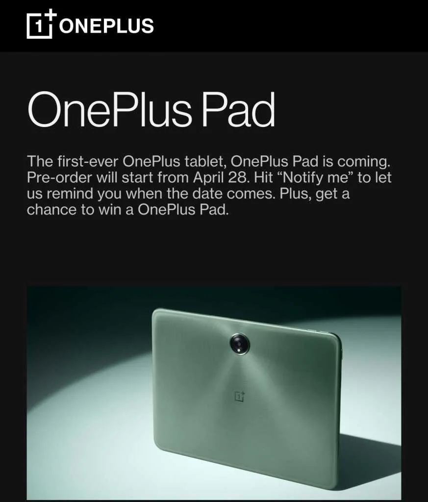 OnePlus Pad ön siparişe açılıyor: İşte tarih!