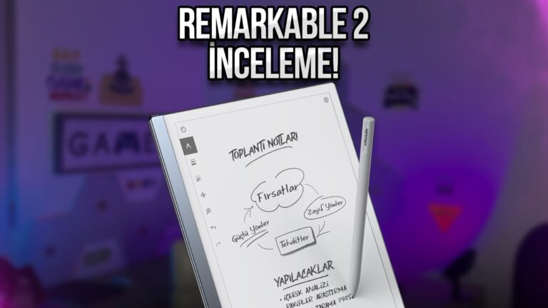 reMarkable 2 dijital kağıt inceleme!