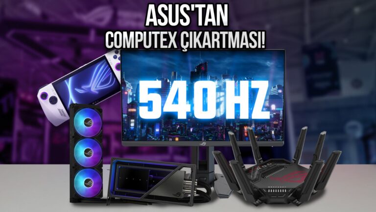 540 Hz monitör ve dünyanın en iyi ekran kartı ROG Matrix!