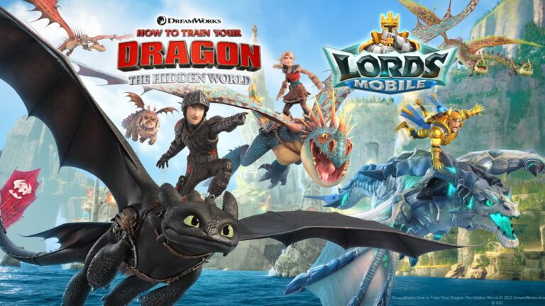 DreamWorks Ejderhanı Nasıl Eğitirsin: Gizli Dünya’sı Lords Mobile evreninde!