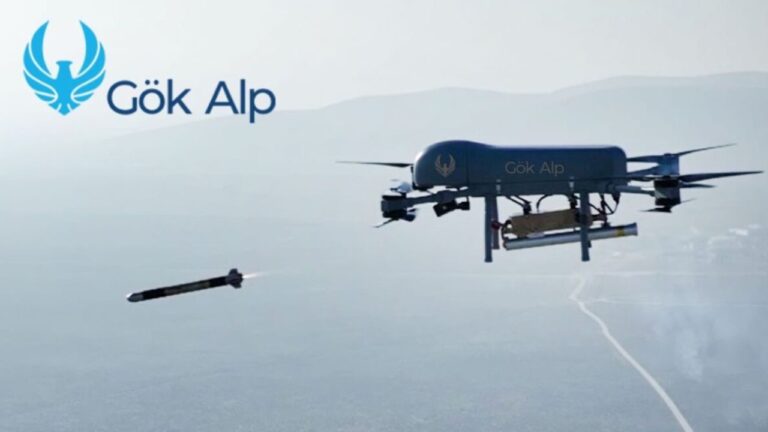 Gök Alp Drone sisteminden Roketsan’ın geliştirdiği  güdümlü mini füze ateşlendi!
