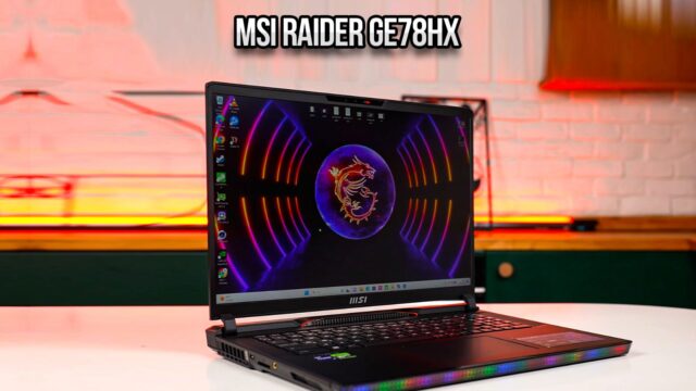 RTX 4080 Gaming computer MSI Raider GE78HX review