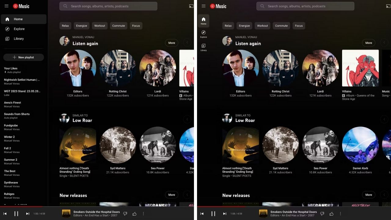 La conception de YouTube Music a été renouvelée !