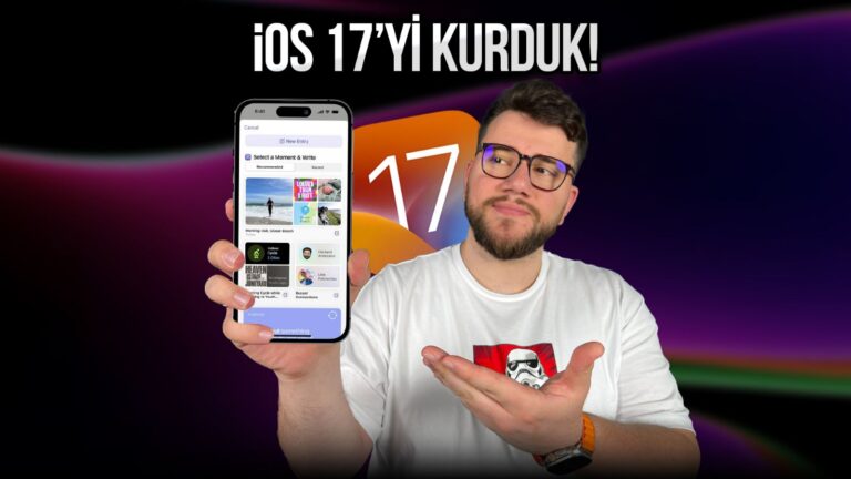 iOS 17 indirdik! iOS 17 özellikleri ilk bakış!