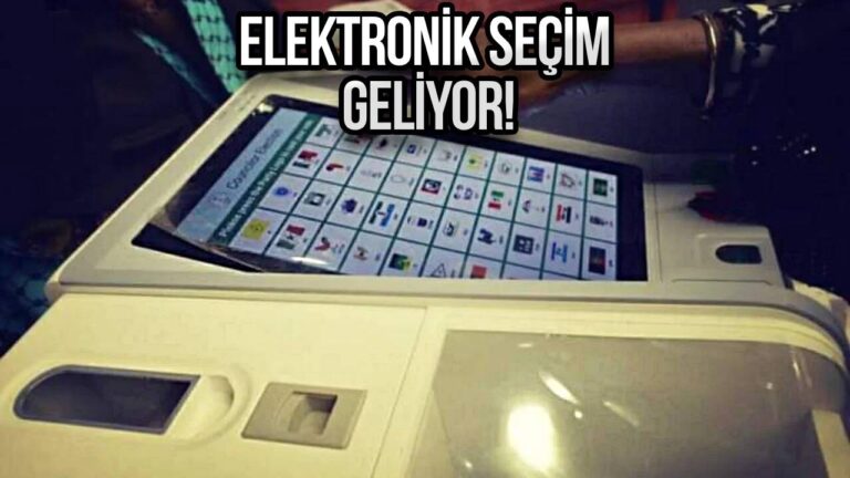 Türkiye, dijital demokrasiye adım atıyor: Elektronik seçim resmen geliyor!