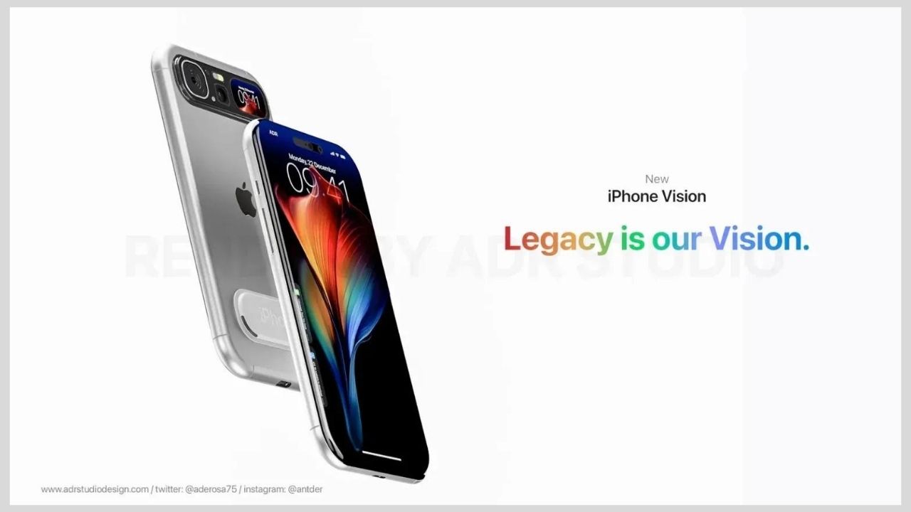 Apple'ın asla tanıtmayacağı telefon iPhone Vision!