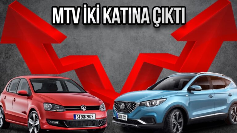 Tüm otomobiller için MTV iki katına çıktı! İşte yeni rakamlar