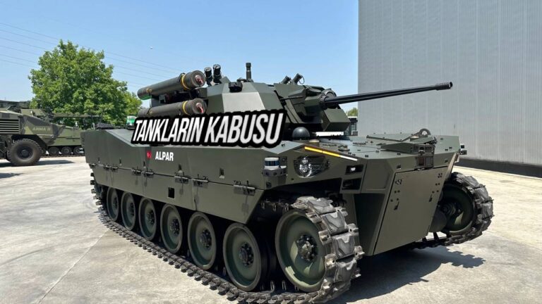 Düşmana küçük dilini yutturur: Ağır sınıf insansız Otokar Alpar tanıtıldı!