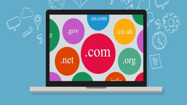 Domain selection and domain name inquiry for a new website