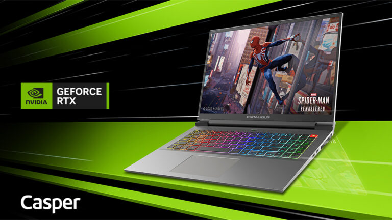 Casper’da her ihtiyaca uygun bir RTX 40 serisi Excalibur dizüstü bilgisayar var!