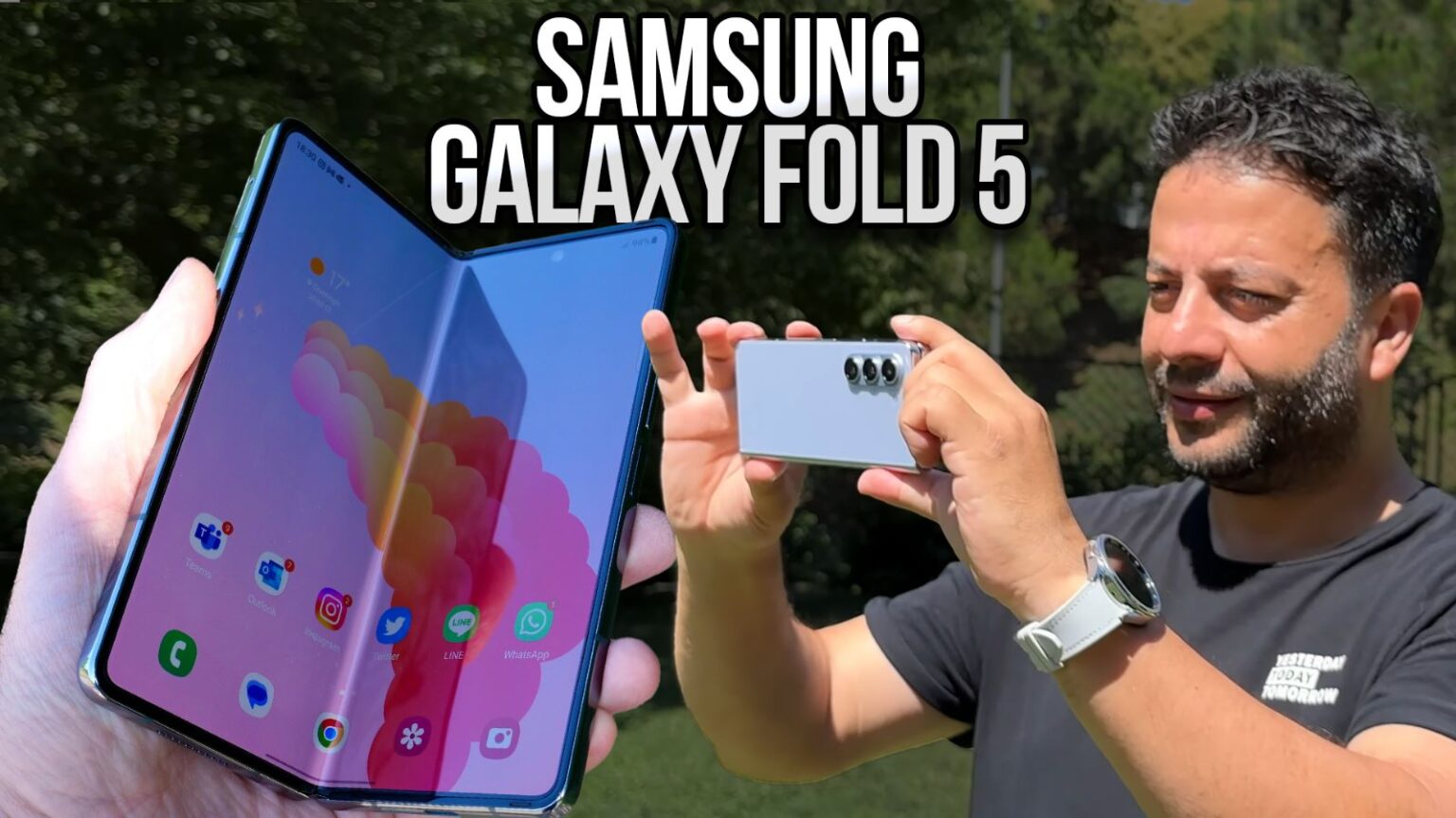 Samsung Galaxy Z Fold 5 ön Inceleme Shiftdeletenet 9080