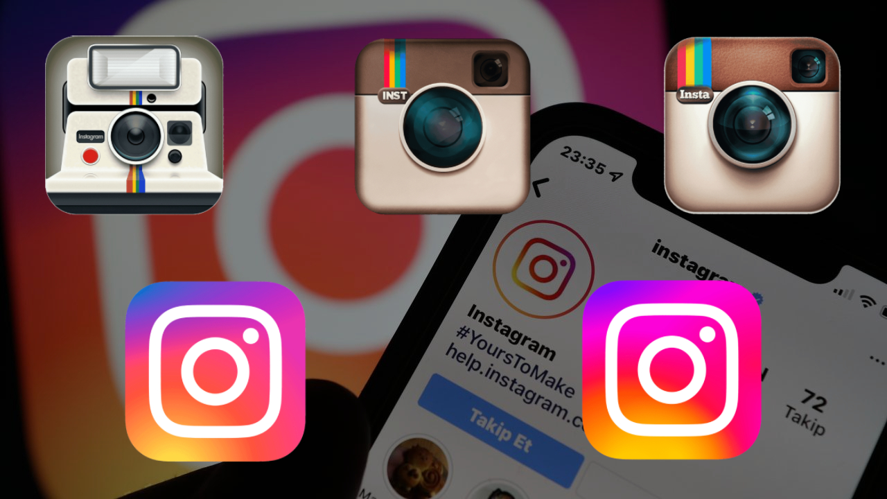 Instagram logosunun geçmişten günümüze değişimi