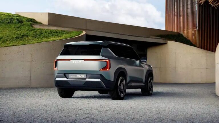 KIA’nın 600 kilometre menzilli yeni elektrikli SUV’si EV5’in tasarımı ortaya çıktı!