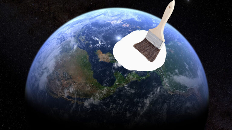 Profesörden küresel ısınma sorunu için ilginç çözüm: Dünya’yı boyayın!