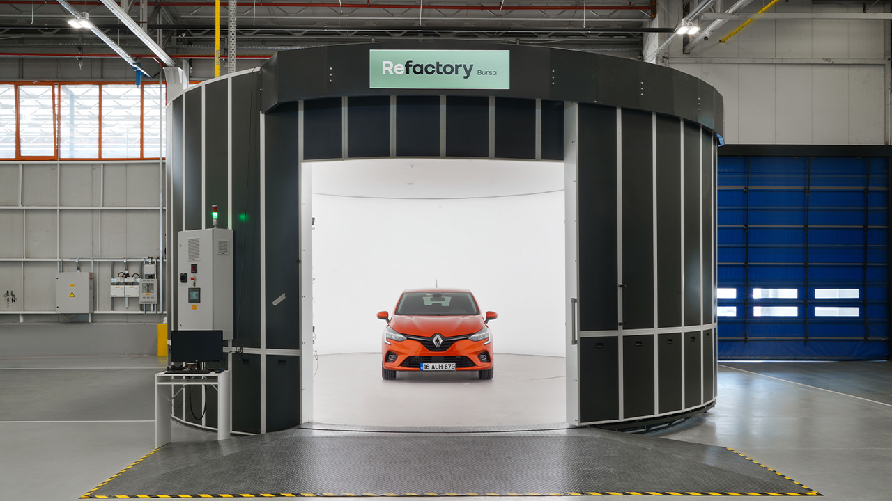 Renault ikinci el araç yenileme tesisi refactory