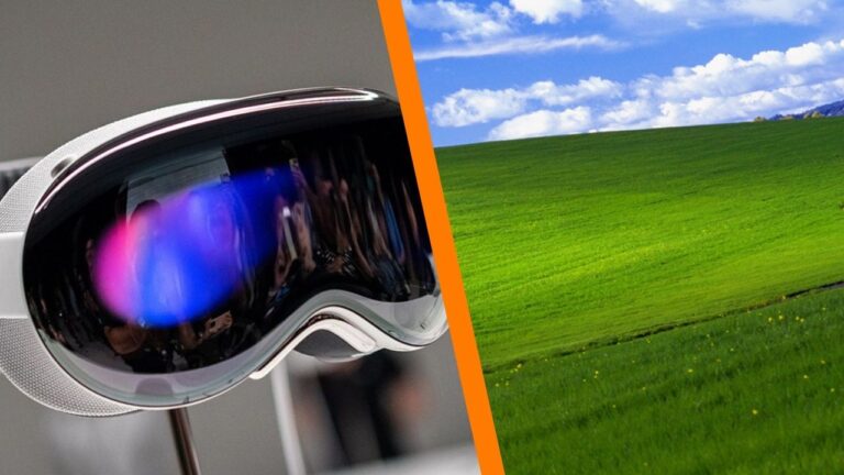 Apple Vision Pro da dedeye saygılı: Windows XP, Vision Pro ile geri dönüyor!
