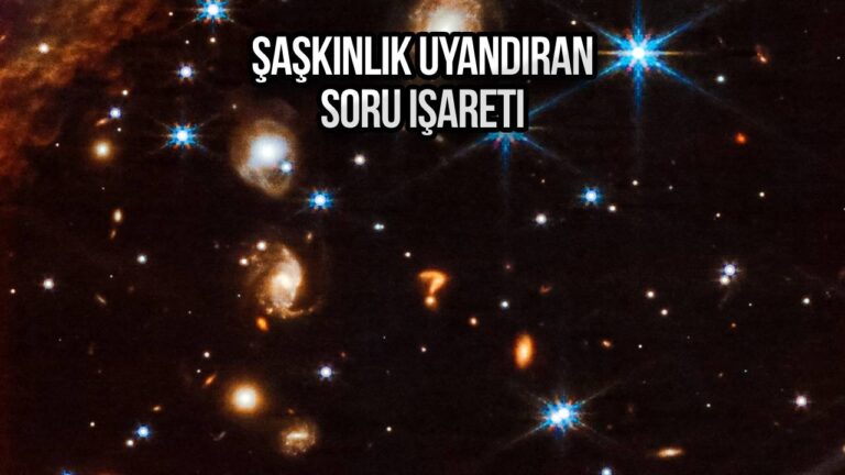 Uzaydaki devasa ‘soru işareti’ sosyal medyada gündem oldu!