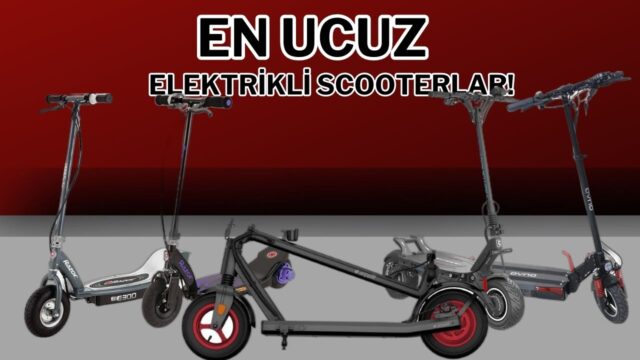 Trafik çilesine son: En ucuz elektrikli scooterlar!