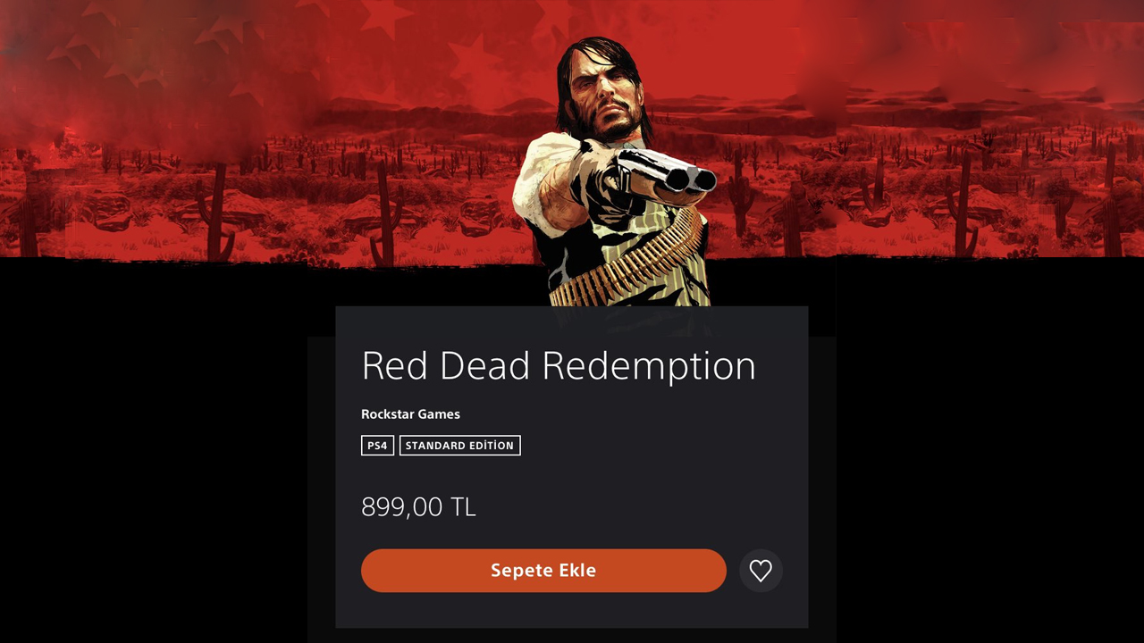 red dead redemption türkiye ps4 fiyatı