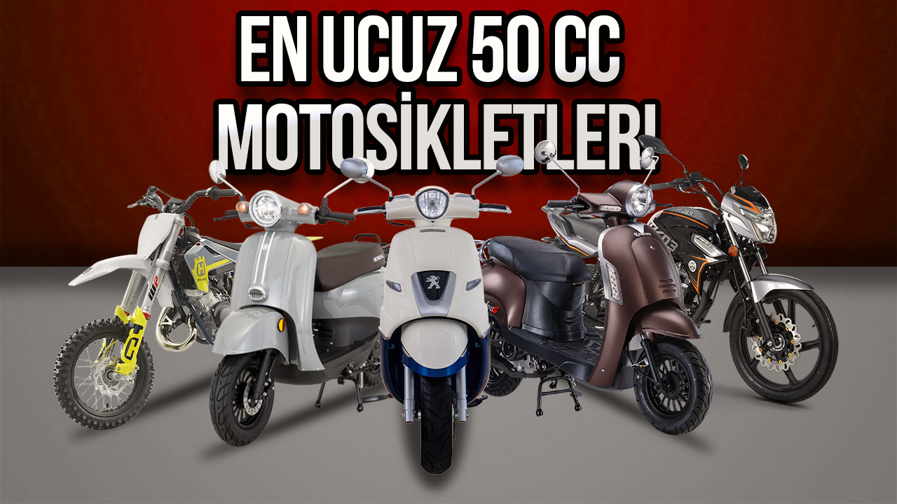 En ucuz 50 cc motosikletler