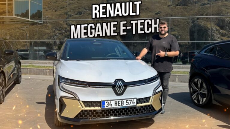 Elektrikli Renault Megane E-Tech test sürüşü!