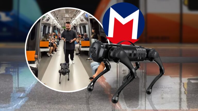 Robot köpek ile metroya girdim! Unitree Go1