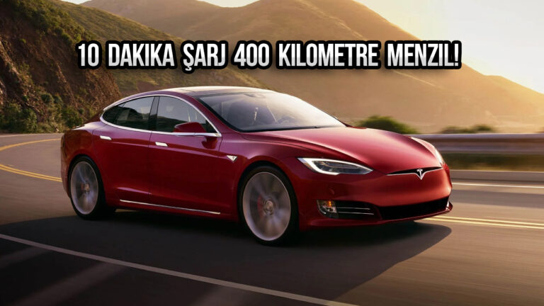 Elektrikli araçlarda devrim: 10 dakika şarj ile 400 km menzil!