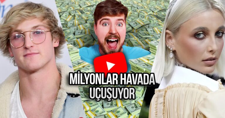 En çok para kazanan YouTuber’lar belli oldu: MrBeast’ın gelirleri dudak uçuklattı!