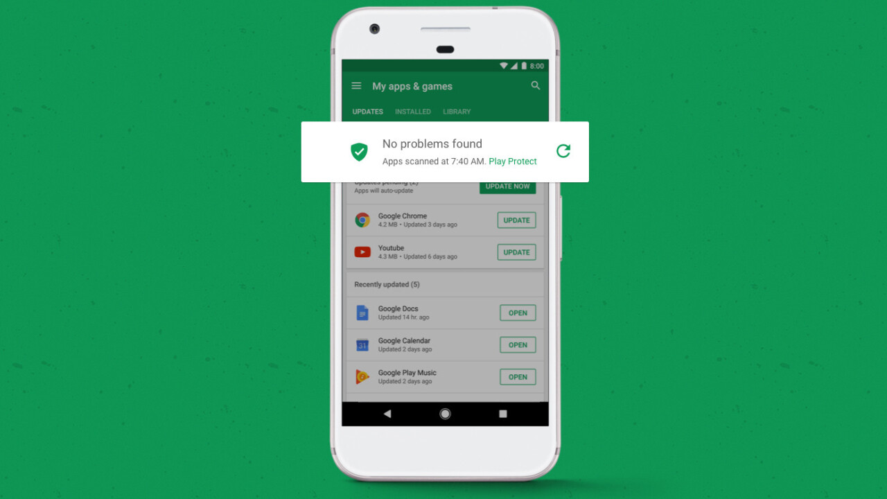 Android kullananlar için devrim niteliğinde bir yenilik. Google Play Koruma antivirüs gibi koruma sunacak.