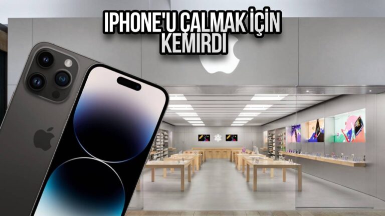 Gören şaştı kaldı: Apple Store’da akıllara durgunluk veren hırsızlık!