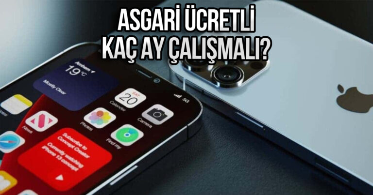 Bir iPhone satın alabilmek için kaç ay çalışmanız gerekiyor?