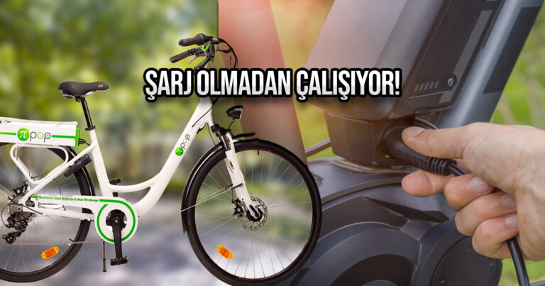 Bu elektrikli bisiklet şarj olmadan çalışıyor! Peki ama nasıl?