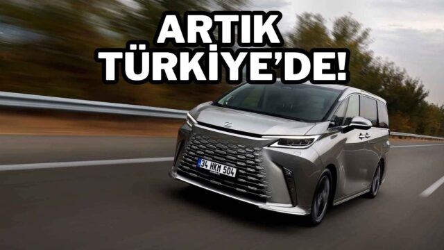 The minibus that is as good as a private jet: Lexus LM is finally in Turkey!