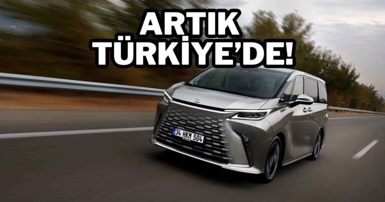Özel jetleri aratmayan minibüs: Lexus LM sonunda Türkiye’de!
