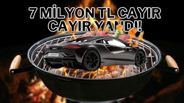 It couldn't become a Tesla: 7 million TL hybrid McLaren burned down during the test drive!