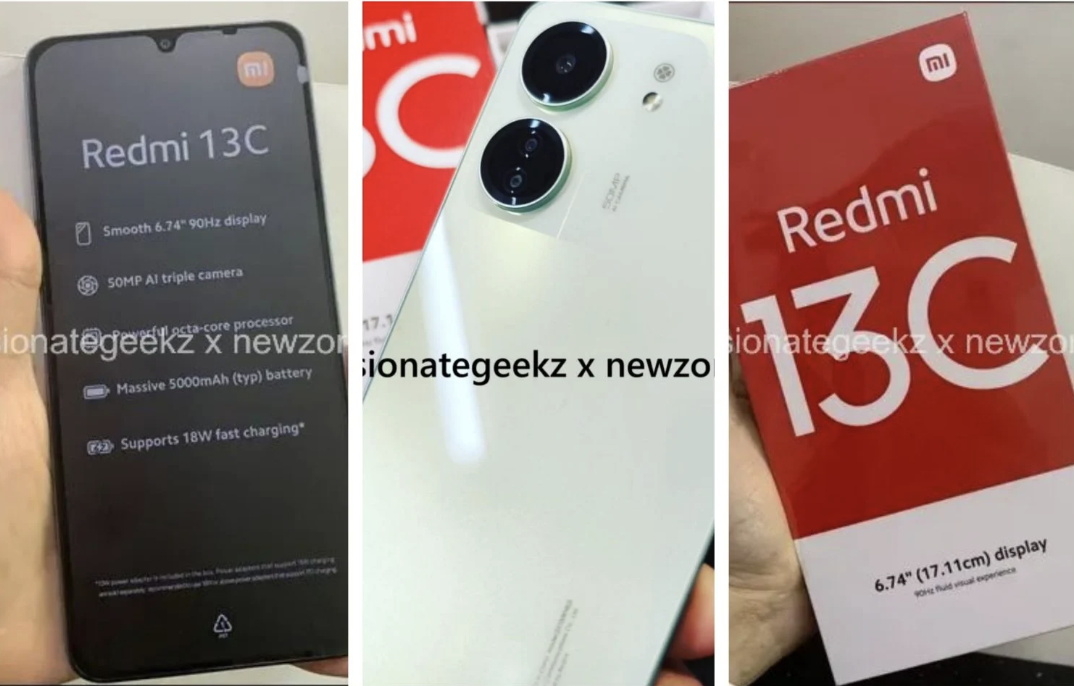 Redmi 13C tasarımı ve özellikleri belli oldu