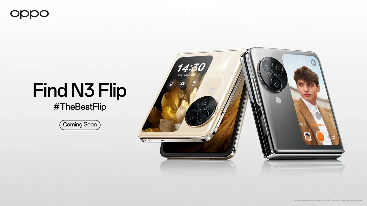 OPPO Find N3 Flip için resmi tanıtım posterleri paylaşıldı